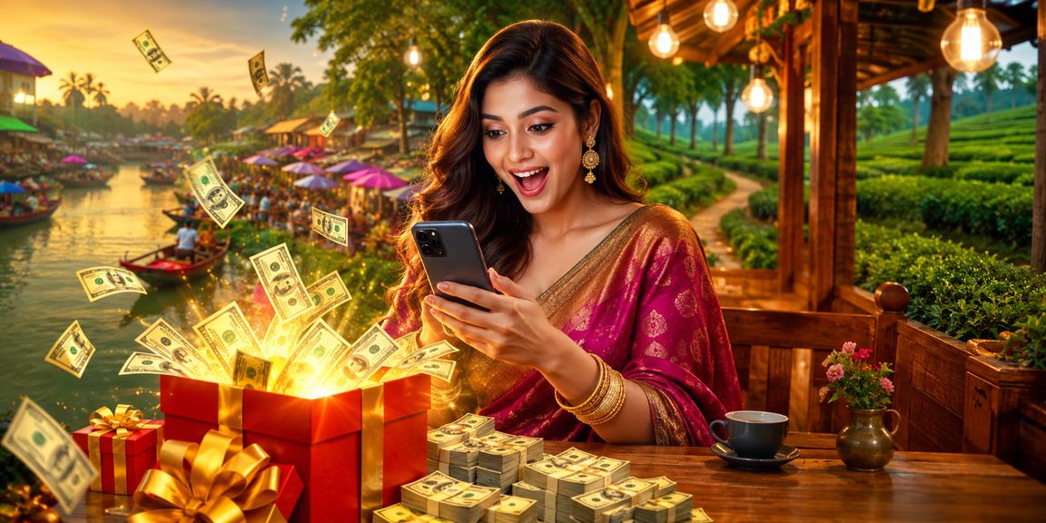 বারিসালে মোবাইল ক্যাসিনো ইন্টারফেস ডিজাইন প্রদর্শন